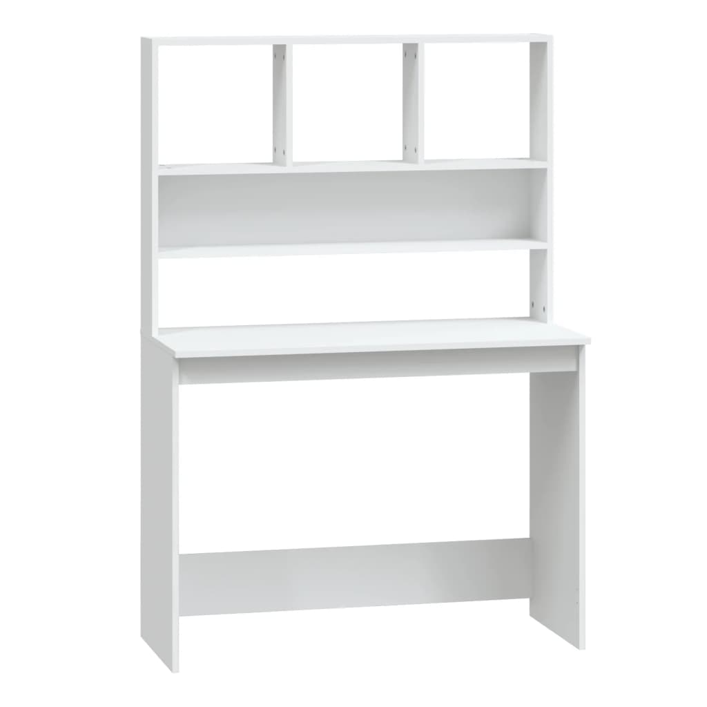 Bureau Avec Étagères 102X45X148 Cm Bois Robuste - www.minichezmoi.com