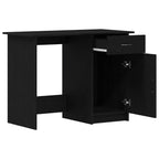 Bureau Avec Porte 100 X 50 X 76 Cm Bois Robuste - www.minichezmoi.com