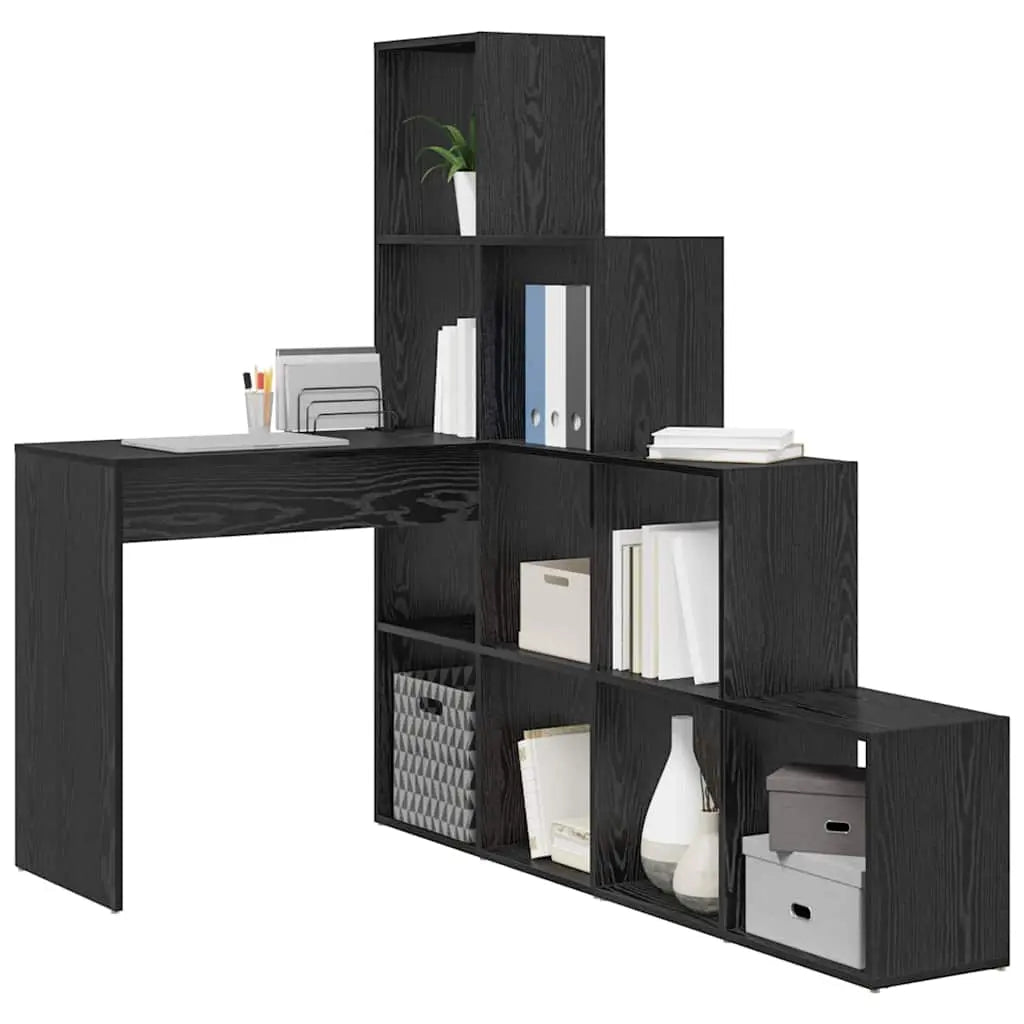 Bureau D'angle Avec Étagère 101,5 X 149,5 X 149,5 Cm - www.minichezmoi.com