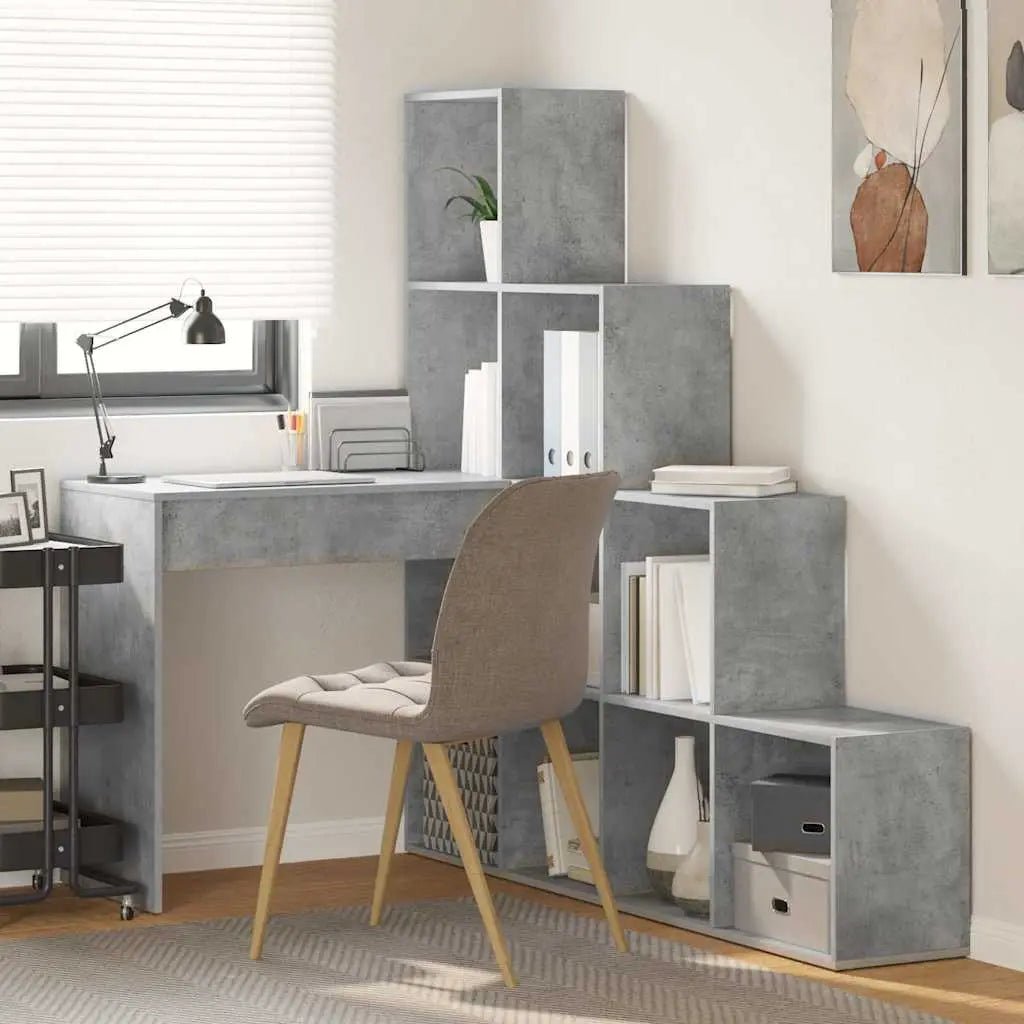 Bureau D'angle Avec Étagère 101,5 X 149,5 X 149,5 Cm - www.minichezmoi.com