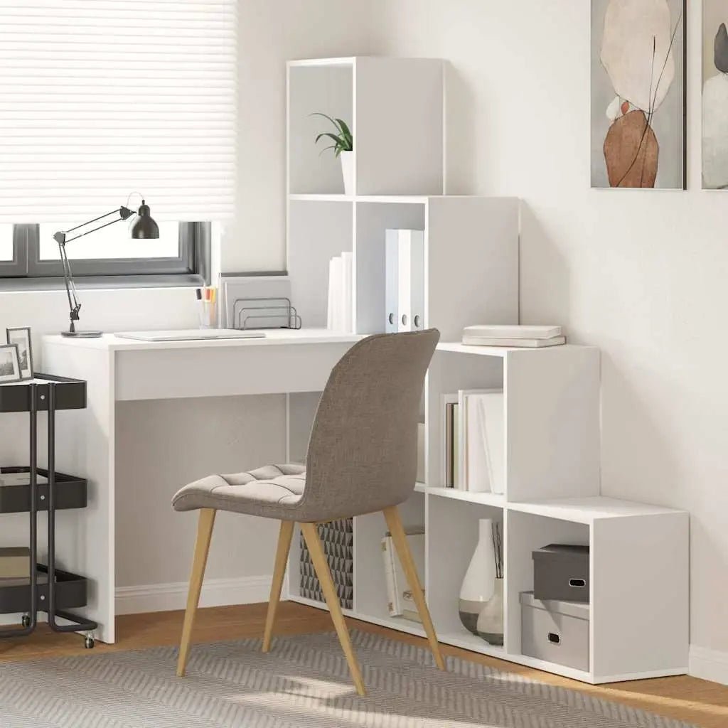 Bureau D'angle Avec Étagère 101,5 X 149,5 X 149,5 Cm - www.minichezmoi.com