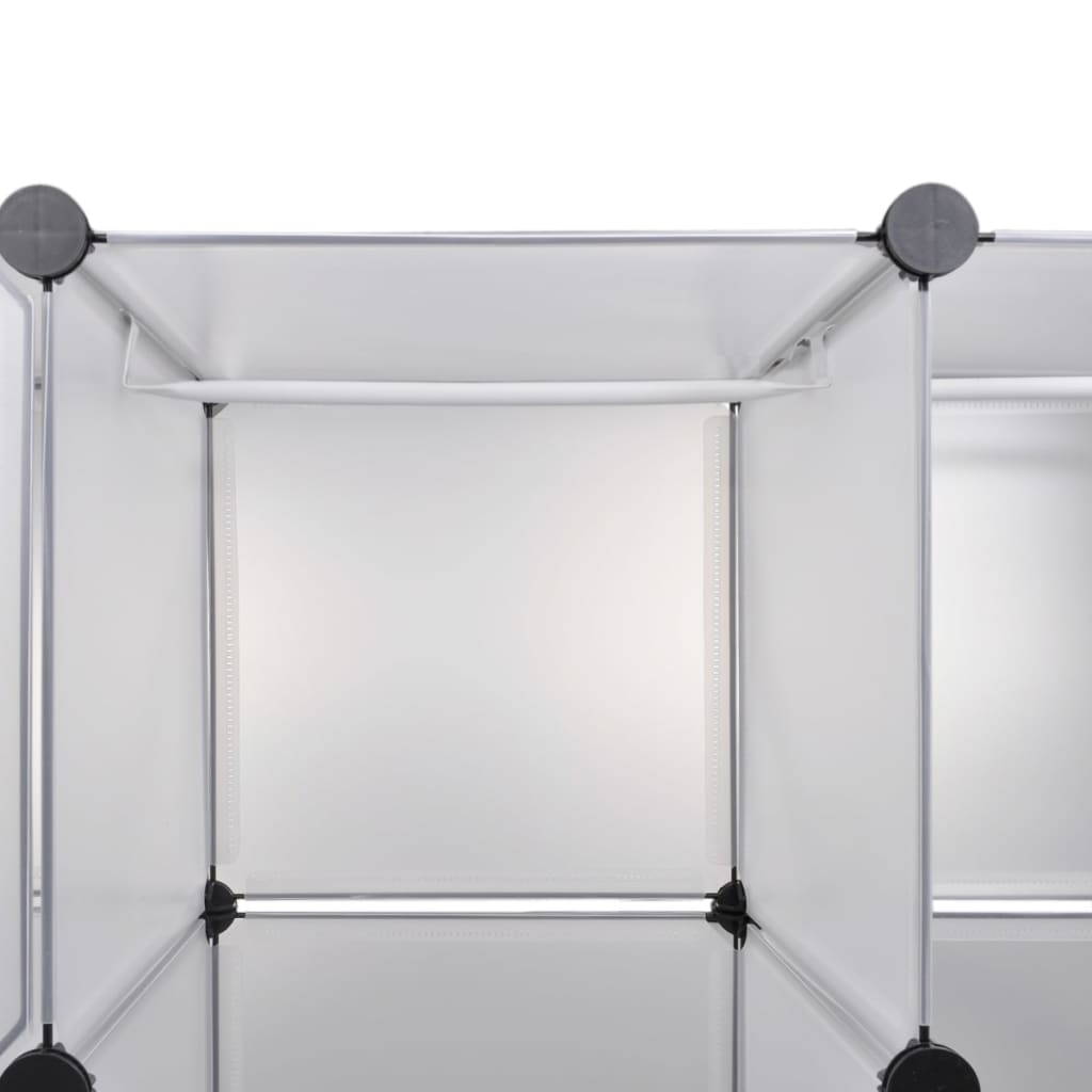 Cabinet Modulable Avec 37X146X180,5 Cm Blanc - www.minichezmoi.com