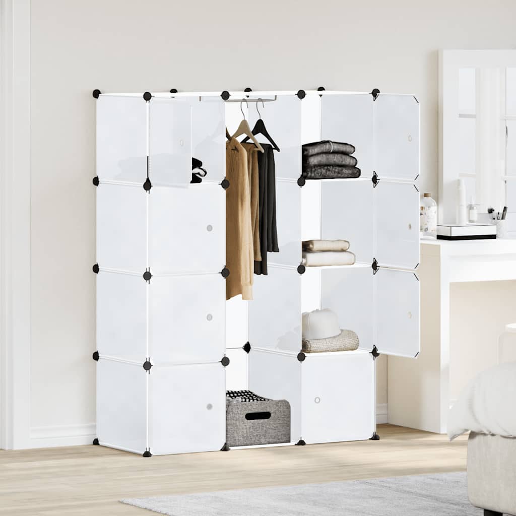 Cabinet Modulable Avec 37X146X180,5 Cm Blanc - www.minichezmoi.com