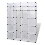 Cabinet Modulable Avec 37X146X180,5 Cm Blanc - www.minichezmoi.com