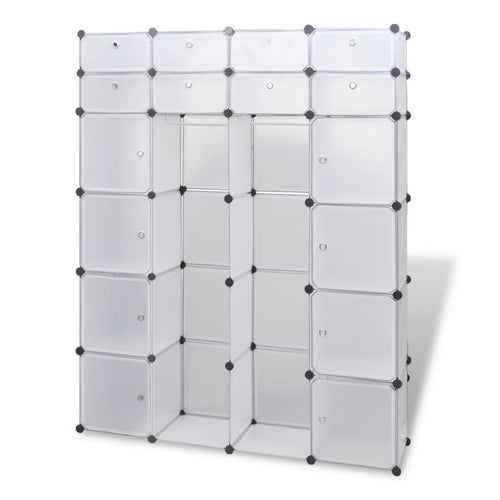 Cabinet Modulable Avec 37X146X180,5 Cm Blanc - www.minichezmoi.com