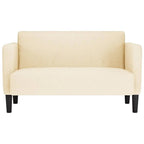 Canapé Causeuse 109 Cm Tissu Velours Côtelé - www.minichezmoi.com