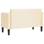 Canapé Causeuse 109 Cm Tissu Velours Côtelé - www.minichezmoi.com