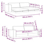 Canapé - Lit 200Cm Tissu - www.minichezmoi.com