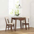 Chaises À Manger 2 Pcs Blanc Bois Massif Caoutchouc - www.minichezmoi.com