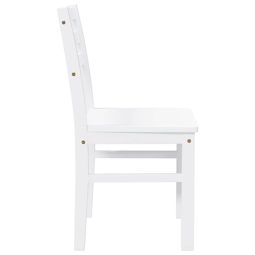 Chaises À Manger 2 Pcs Bois Massif Caoutchouc - www.minichezmoi.com