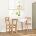 Chaises À Manger 2 Pcs Bois Massif Caoutchouc - www.minichezmoi.com