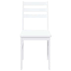 Chaises À Manger 2 Pcs Bois Massif Caoutchouc - www.minichezmoi.com