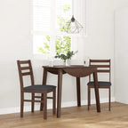 Chaises À Manger 2 Pcs Bois Massif Caoutchouc - www.minichezmoi.com