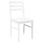 Chaises À Manger 2 Pcs Bois Massif Caoutchouc - www.minichezmoi.com