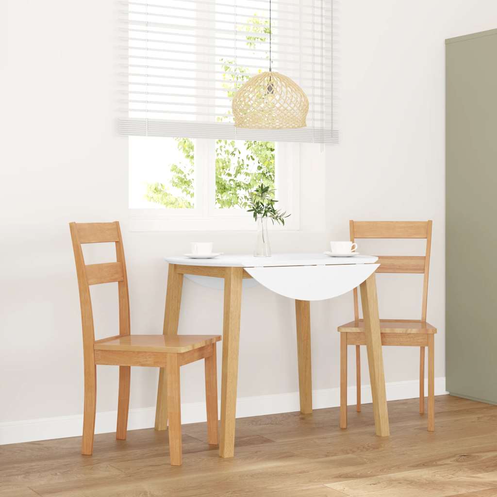 Chaises À Manger Coussins 2 Pcs Marron Bois Massif Caoutchouc - www.minichezmoi.com