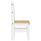 Chaises À Manger Lot De 2 40X46X99 Cm Bois Massif De Pin - www.minichezmoi.com