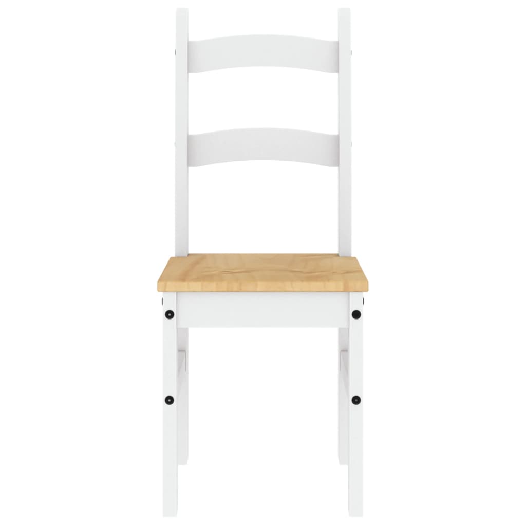 Chaises À Manger Lot De 2 40X46X99 Cm Bois Massif De Pin - www.minichezmoi.com