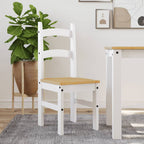 Chaises À Manger Lot De 2 40X46X99 Cm Bois Massif De Pin - www.minichezmoi.com