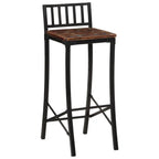 Chaises De Bar Lot De 4 Bois De Récupération Massif - www.minichezmoi.com