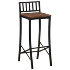 Chaises De Bar Lot De 4 Bois De Récupération Massif - www.minichezmoi.com