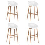 Chaises De Bar Lot De 4 Noir - www.minichezmoi.com