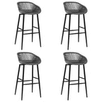 Chaises De Bar Lot De 4 Noir - www.minichezmoi.com