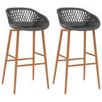 Chaises De Bar Lot De 4 Noir - www.minichezmoi.com