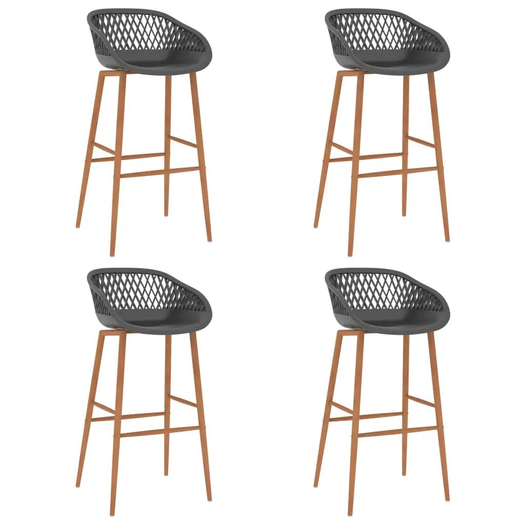 Chaises De Bar Lot De 4 Noir - www.minichezmoi.com