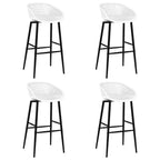 Chaises De Bar Lot De 4 Noir - www.minichezmoi.com