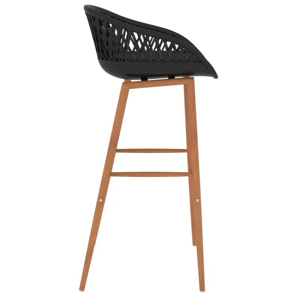 Chaises De Bar Lot De 4 Noir - www.minichezmoi.com