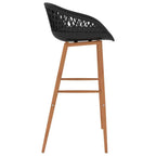 Chaises De Bar Lot De 4 Noir - www.minichezmoi.com