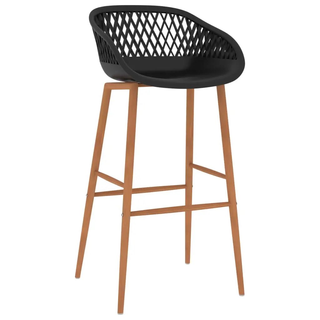 Chaises De Bar Lot De 4 Noir - www.minichezmoi.com