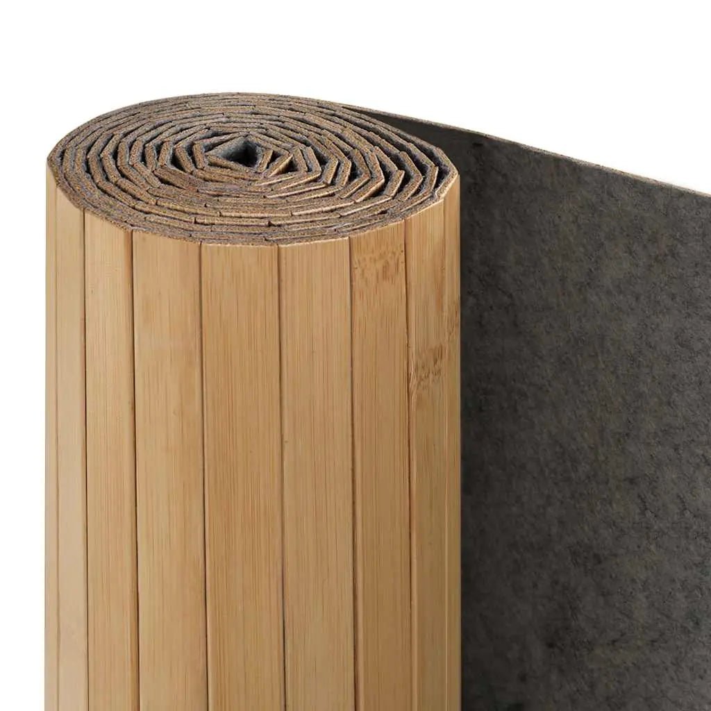 Cloison De Séparation Bambou Largeur Hauteur 165 Cm Naturel Marron Clair - www.minichezmoi.com