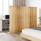 Cloison De Séparation Bambou Largeur Hauteur 165 Cm Naturel Marron Clair - www.minichezmoi.com