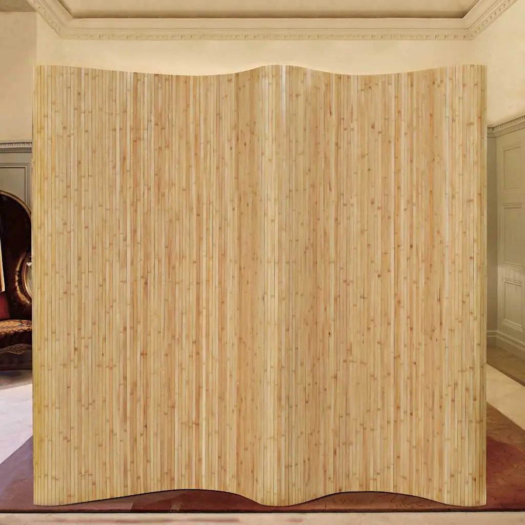 Cloison De Séparation Bambou Largeur Hauteur 165 Cm Naturel Marron Clair - www.minichezmoi.com