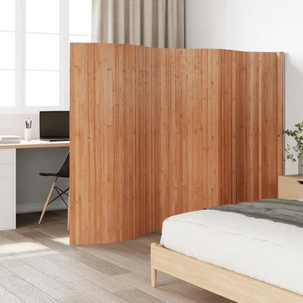 Cloison De Séparation Largeur Hauteur 165 Cm Bambou Naturel - www.minichezmoi.com
