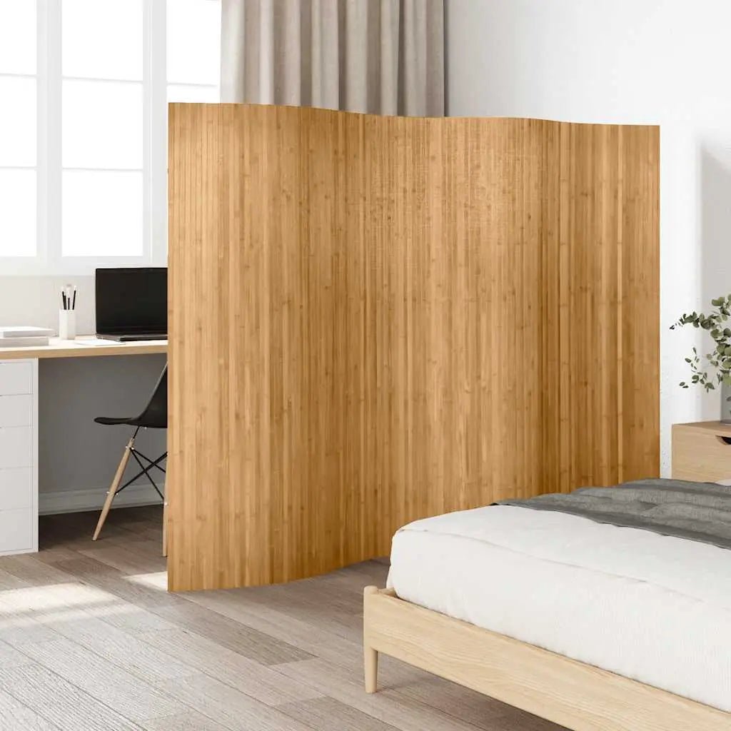 Cloison De Séparation Largeur Hauteur 165 Cm Bambou Naturel - www.minichezmoi.com