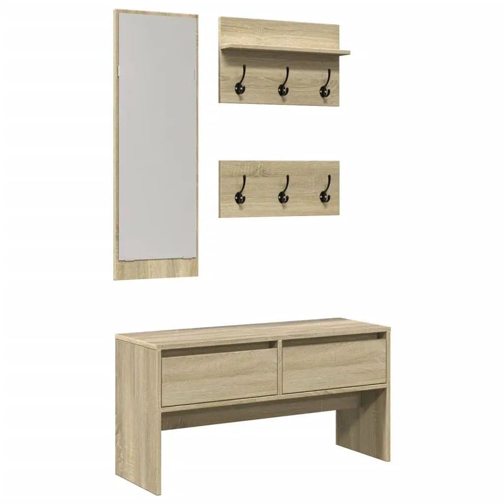 Ensemble De Meubles De Couloir 4 Pcs - www.minichezmoi.com