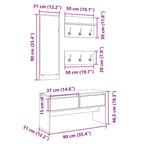 Ensemble De Meubles De Couloir 4 Pcs - www.minichezmoi.com