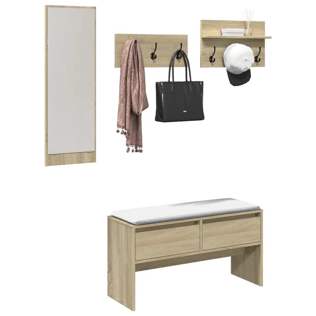 Ensemble De Meubles De Couloir 4 Pcs - www.minichezmoi.com