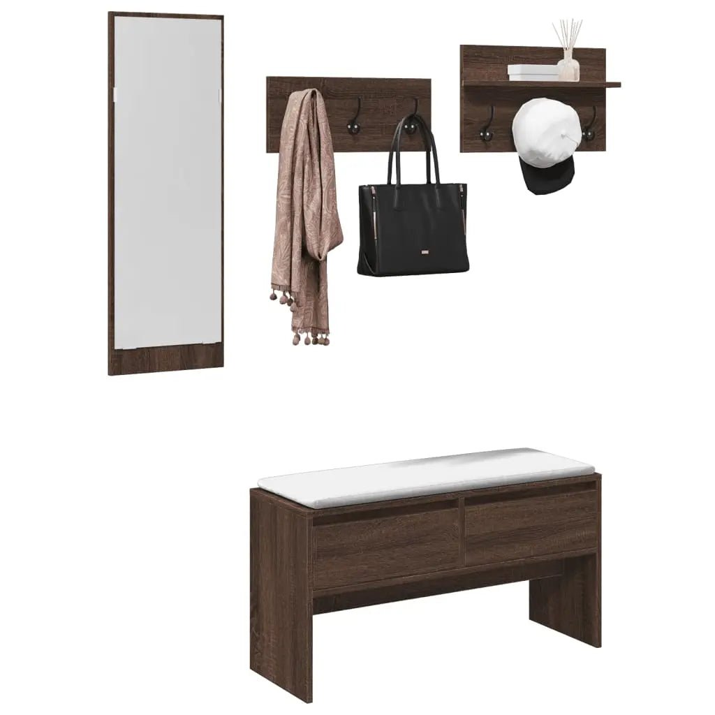 Ensemble De Meubles De Couloir 4 Pcs - www.minichezmoi.com