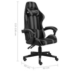 Fauteuil De Jeux Vidéo Noir Et Similicuir - www.minichezmoi.com
