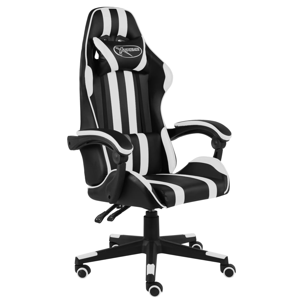 Fauteuil De Jeux Vidéo Noir Et Similicuir - www.minichezmoi.com