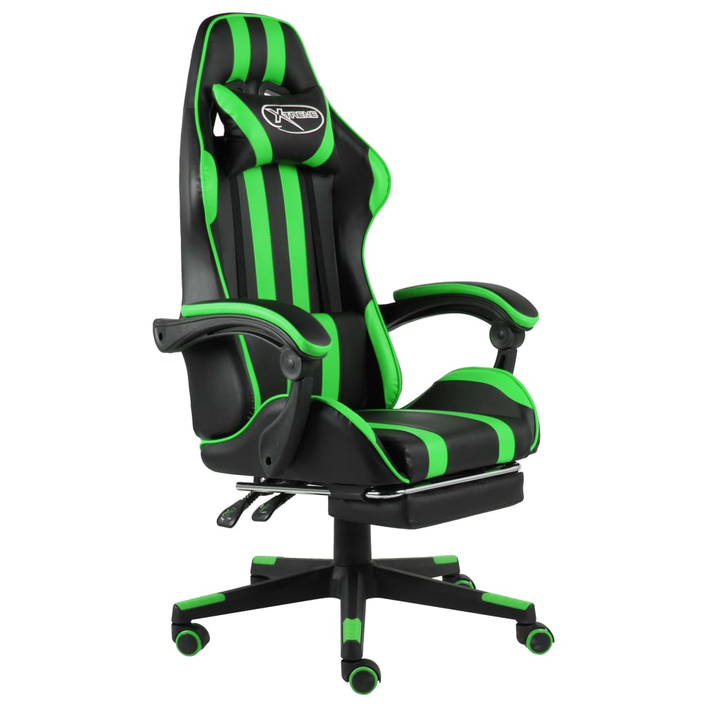 Fauteuil De Jeux Vidéo Noir Et Similicuir - www.minichezmoi.com
