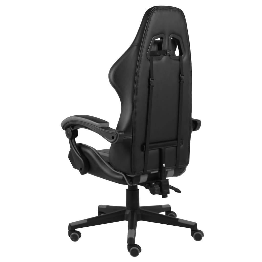 Fauteuil De Jeux Vidéo Noir Et Similicuir - www.minichezmoi.com