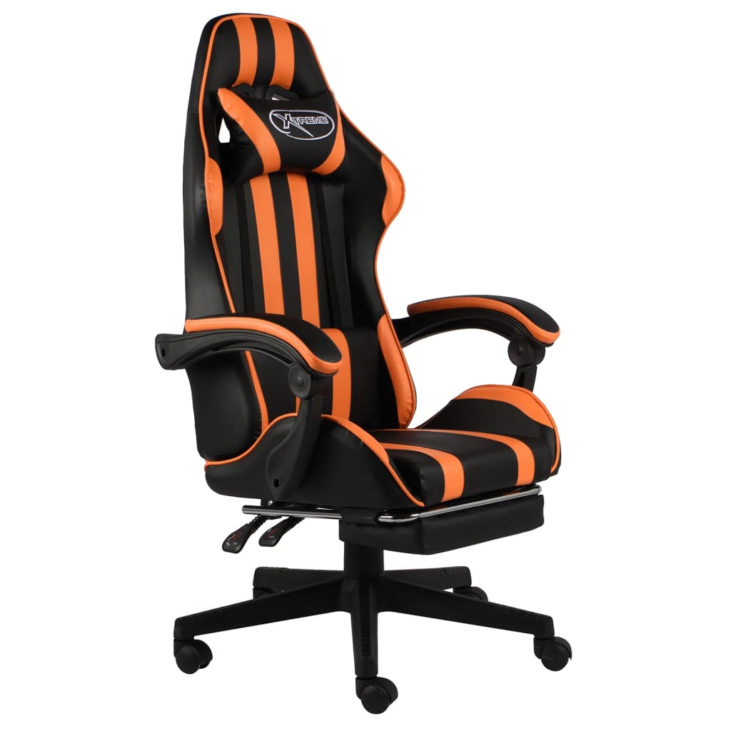 Fauteuil De Jeux Vidéo Noir Et Similicuir - www.minichezmoi.com