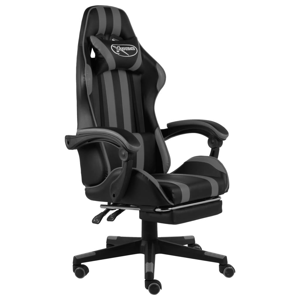 Fauteuil De Jeux Vidéo Noir Et Similicuir - www.minichezmoi.com