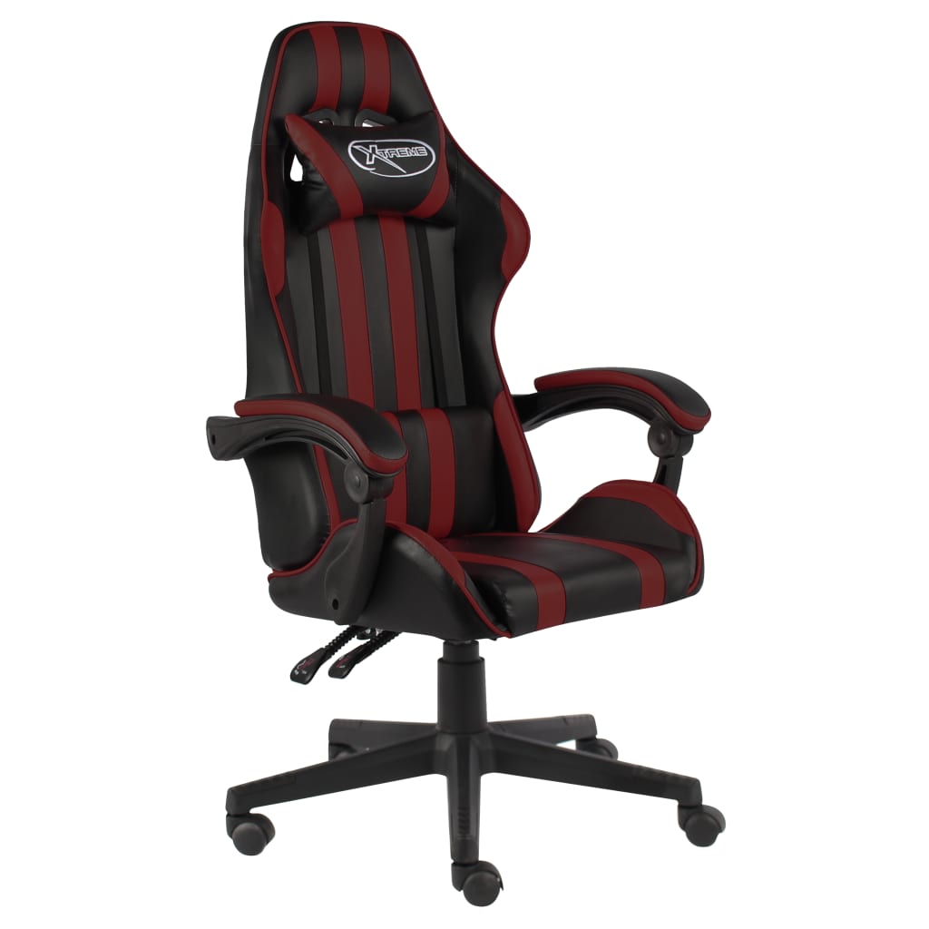 Fauteuil De Jeux Vidéo Noir Et Similicuir - www.minichezmoi.com