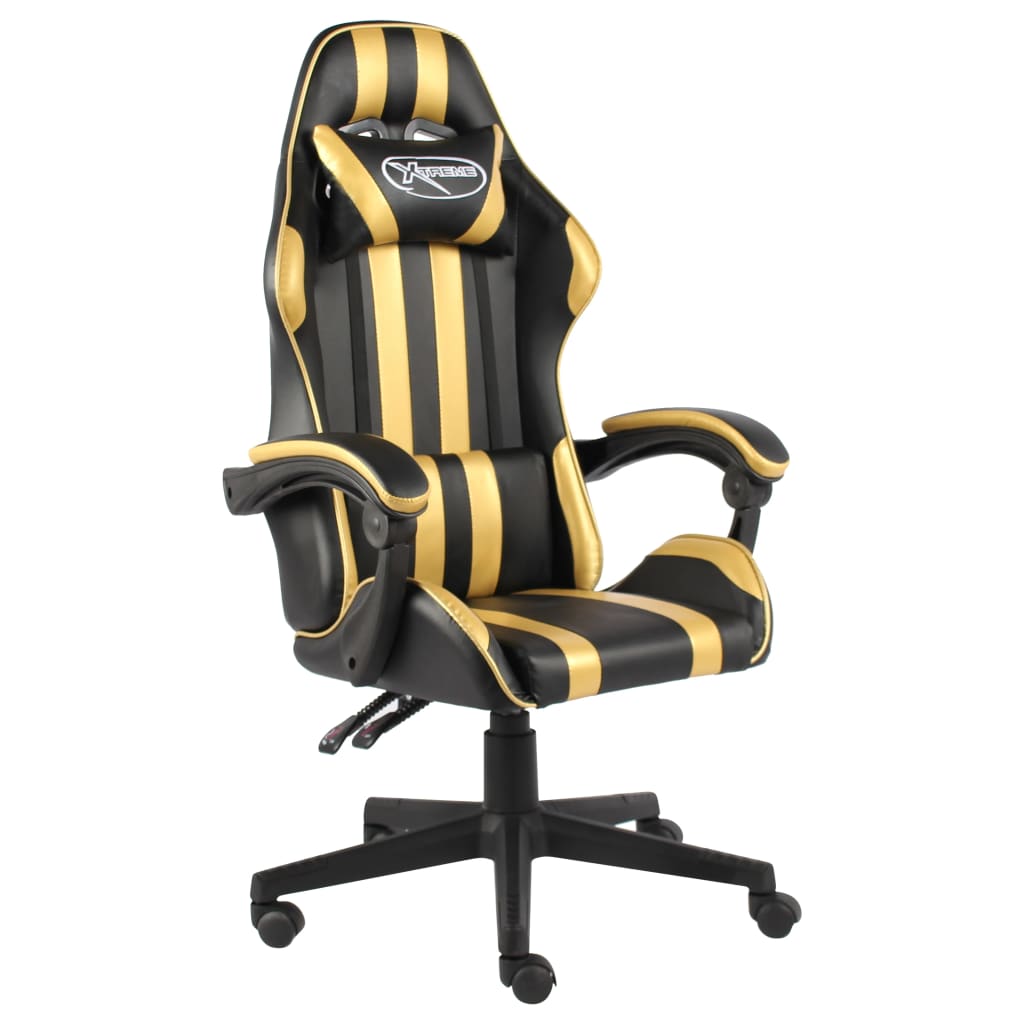 Fauteuil De Jeux Vidéo Noir Et Similicuir - www.minichezmoi.com