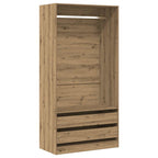 Garde - Robe Structure en bois robuste Chêne Artisanal - www.minichezmoi.com